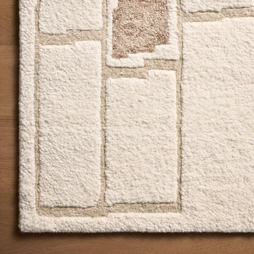 Loloi Octavia 7&#39;9&quot; x 9&#39;9&quot; Ivory and Natural Area Rug, , large