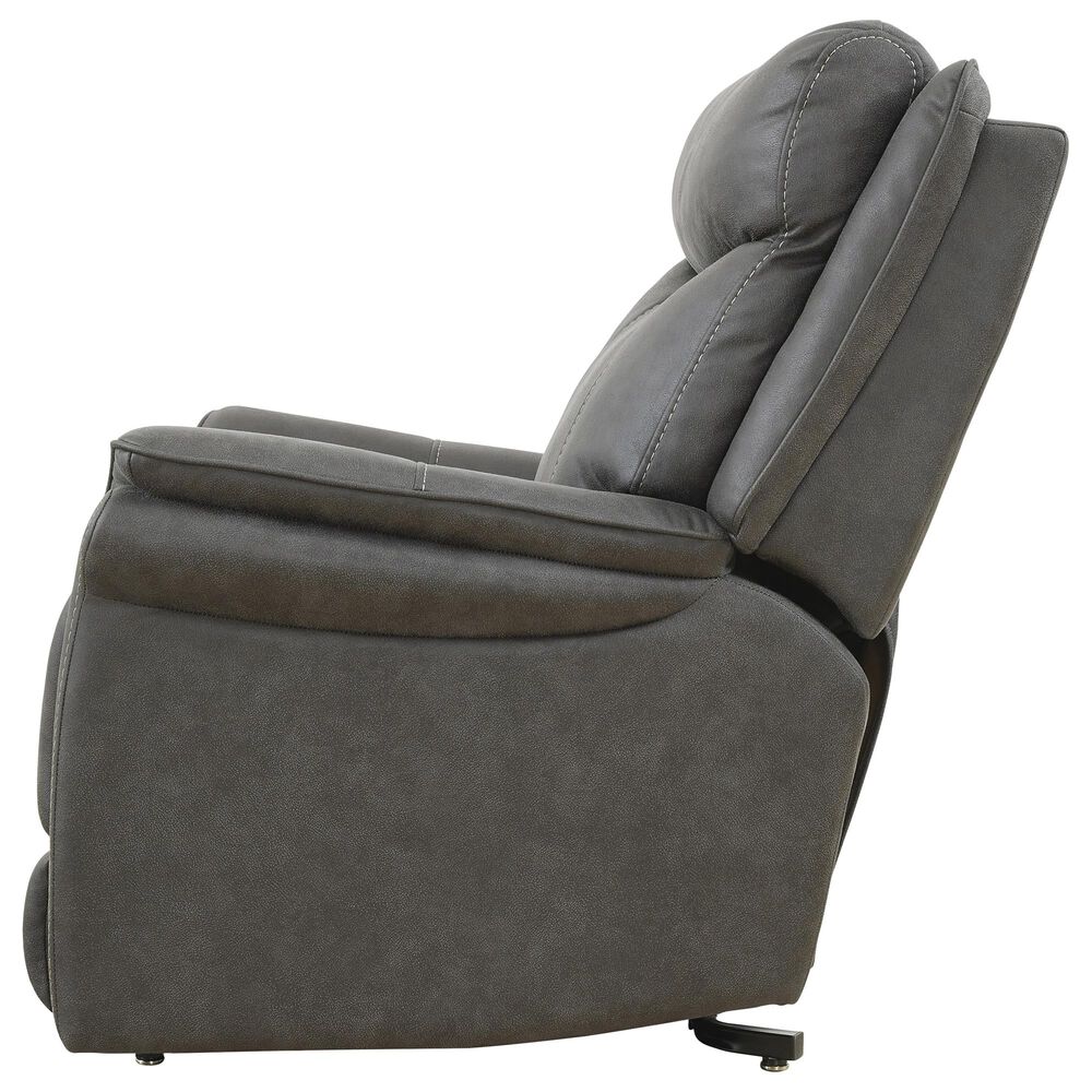 Signature Design by Ashley Lorreze Power Lift Recliner with Heat and Massage in Steel, , large