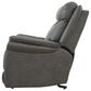 Signature Design by Ashley Lorreze Power Lift Recliner with Heat and Massage in Steel, , large