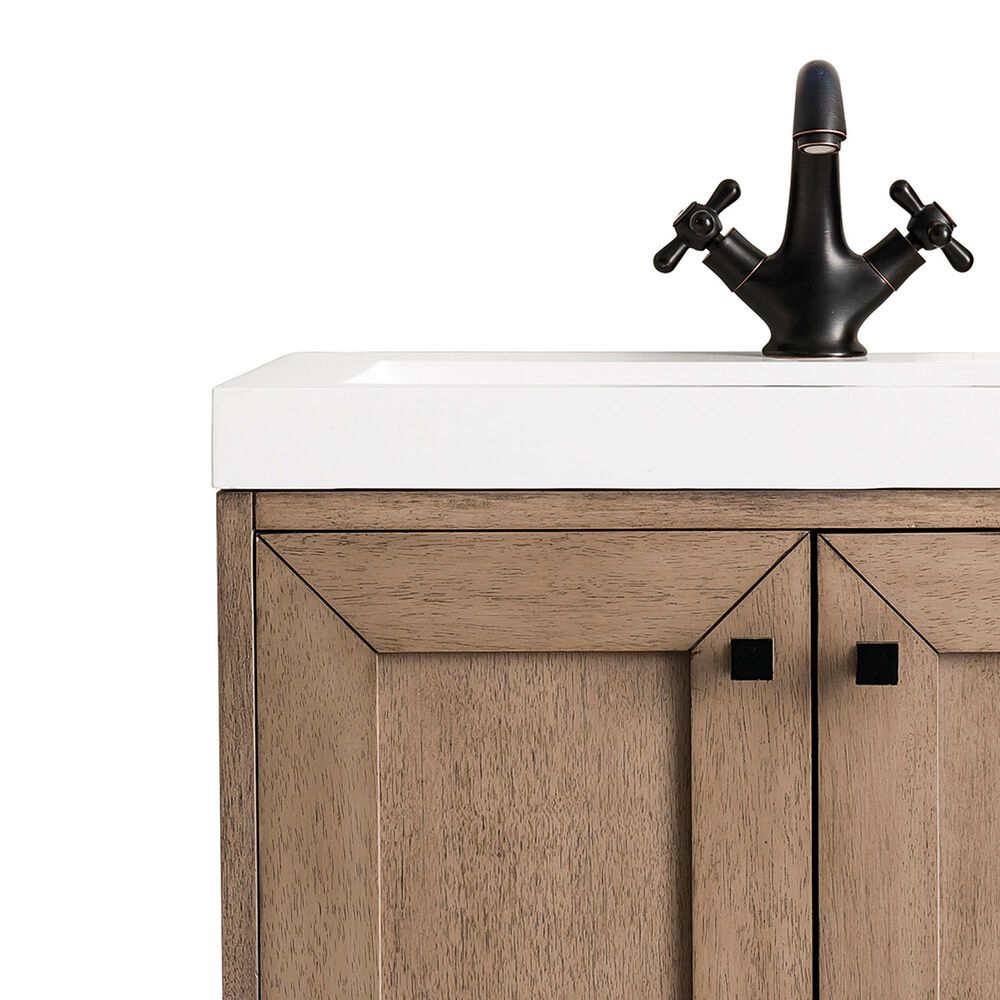 James Martin Chianti 24" Single Bathroom Vanity in Whitewashed Walnut