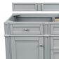 James Martin Vanities Brittany 60" Double Bathroom Vanity in Urban Gray with 3 cm Arctic Fall Solid Surface Top, , large