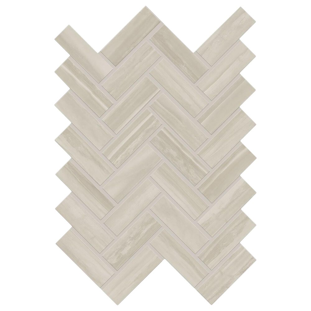 Dal-Tile Elect Beige 1" x 3" on 9" x 12" Ceramic Mosaic Sheet, , large