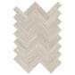 Dal-Tile Elect Beige 1" x 3" on 9" x 12" Ceramic Mosaic Sheet, , large