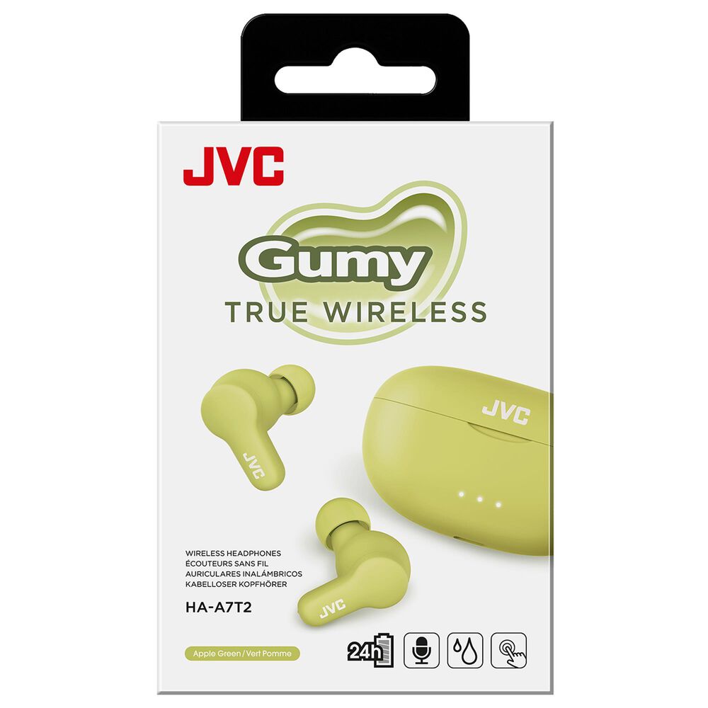 JVC Gumy True Wireless Earbuds with Comfortable Fit in Apple Green, , large