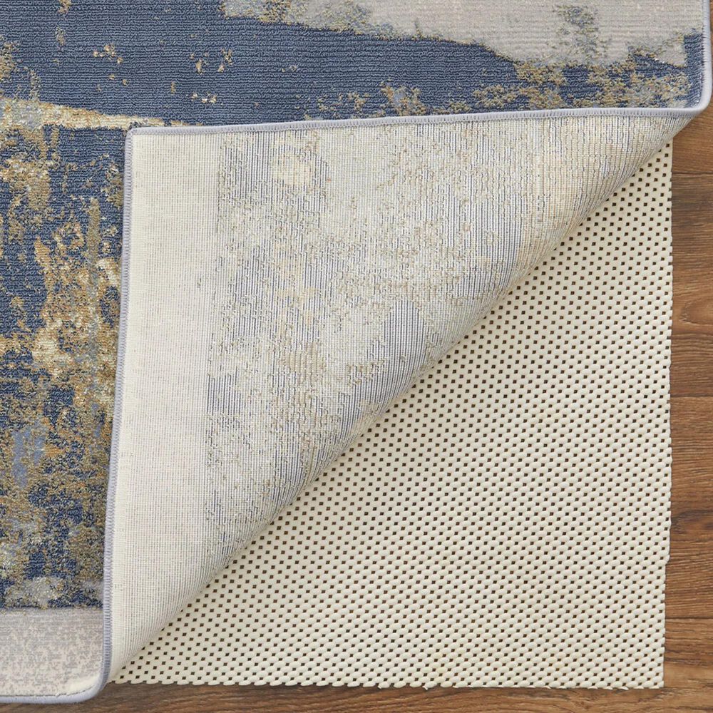 Feizy Clio 2&#39;9&quot; x 7&#39;10&quot; Blue and Gray Runner, , large