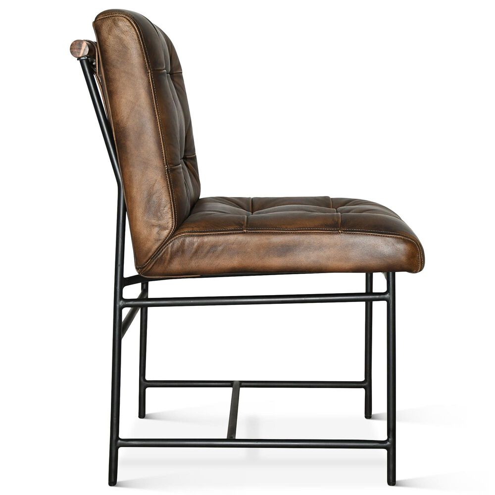 Home Trends &amp; Design Essex Side Chair in Powder Coated Black, , large