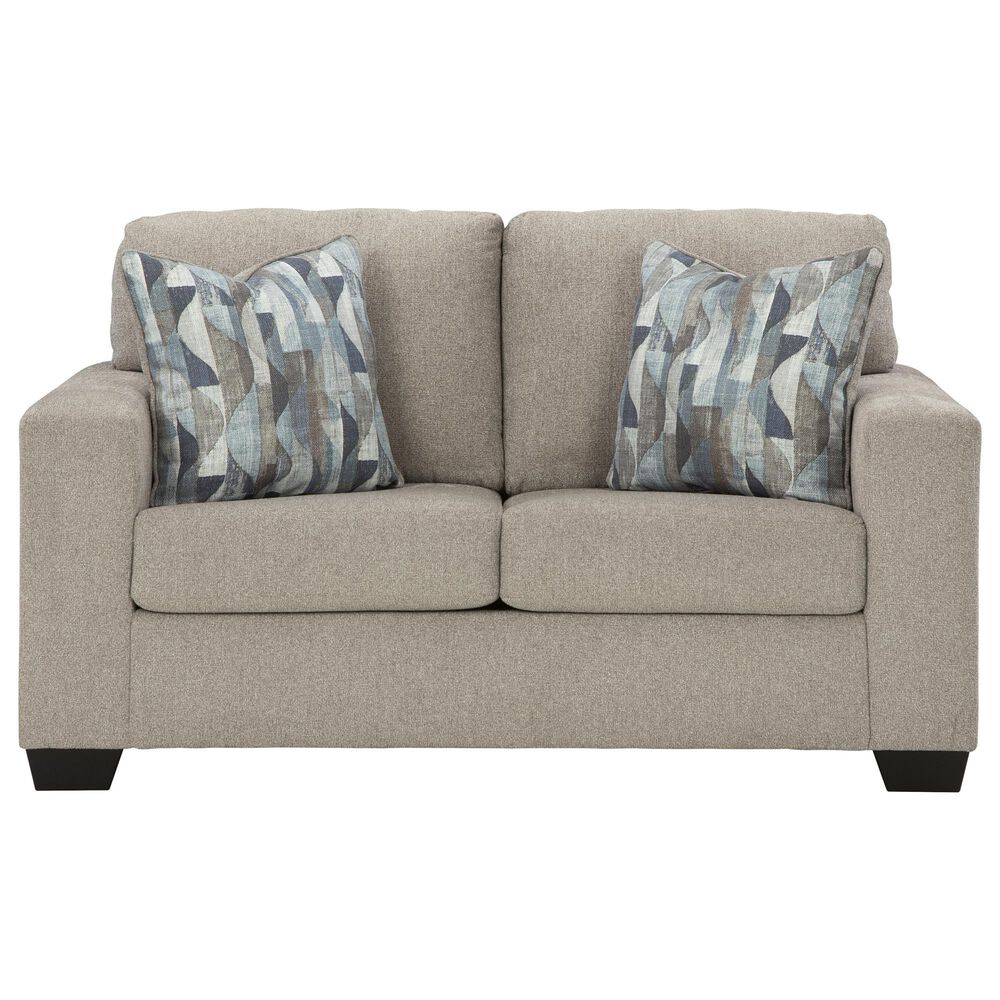 Ashley Deltona Stationary Sofa and Loveseat Set in Parchment, , large