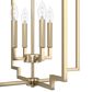 Hunter Zoanne 4-Light Pendant in Alturas Gold, , large
