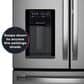 GE Profile 22.4 Cu. Ft. Smart Counter-Depth 4-Door French-Door Refrigerator with Kitchen Assistant in Fingerprint Resistant Stainless Steel, , large