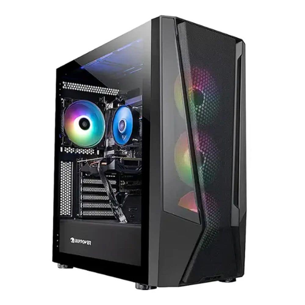 iBUYPOWER TraceMesh Gaming Desktop | AMD Ryzen 7-7700 - 32GB RAM - AMD Radeon RX 7800 XT - 2TB SSD in Black, , large
