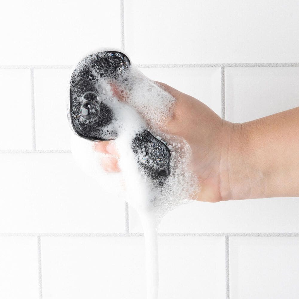 HIC Kitchen Rectangular Sudz-Power Scrubber Sponge in Black &#40;Set of 2&#41;, , large