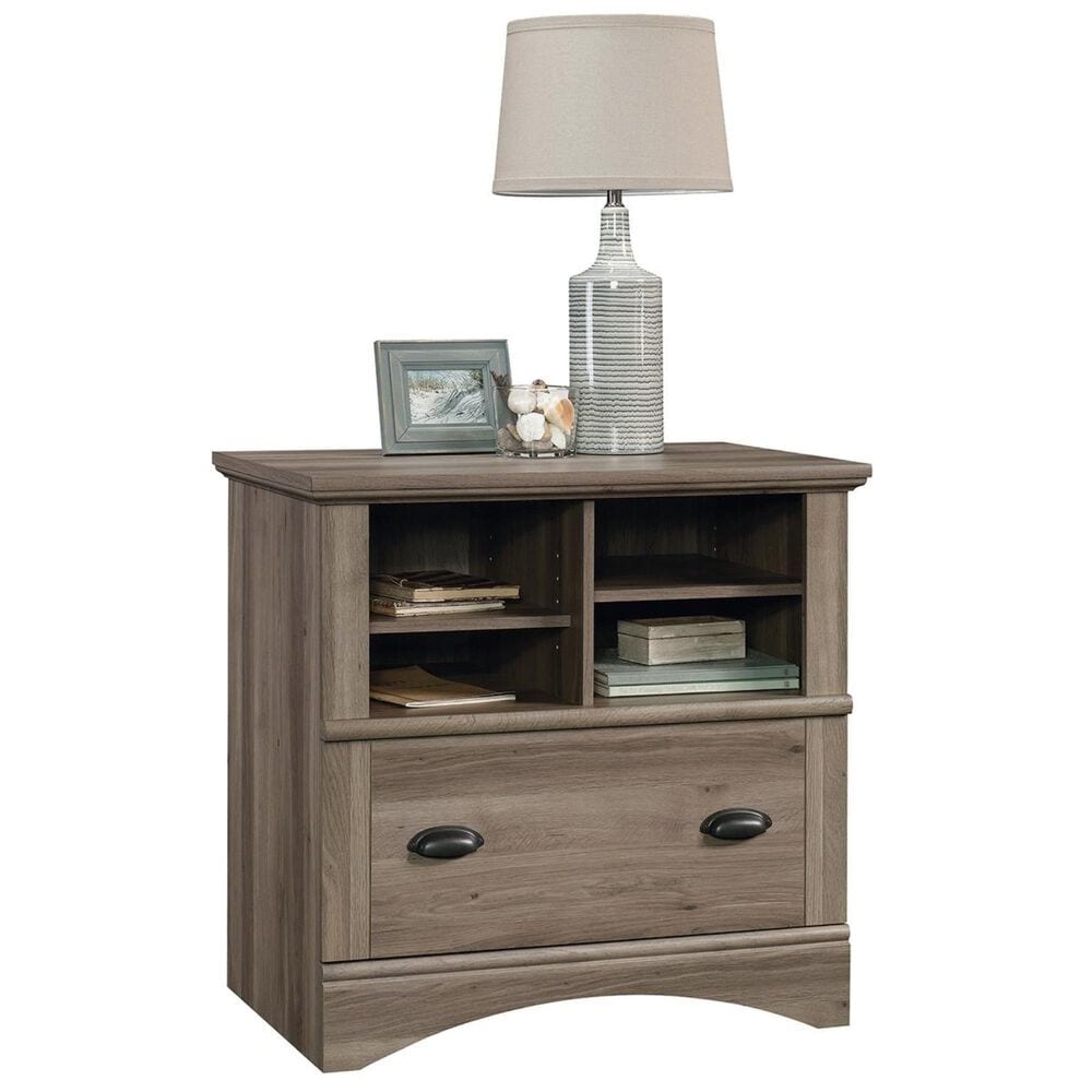 Sauder Harbor View Lateral File in Salt Oak, , large