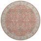 Dalyn Rug Company Hatay 8" Round Coral Area Rug, , large