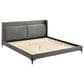 Blue River Legend King Platform Bed in Gray, , large