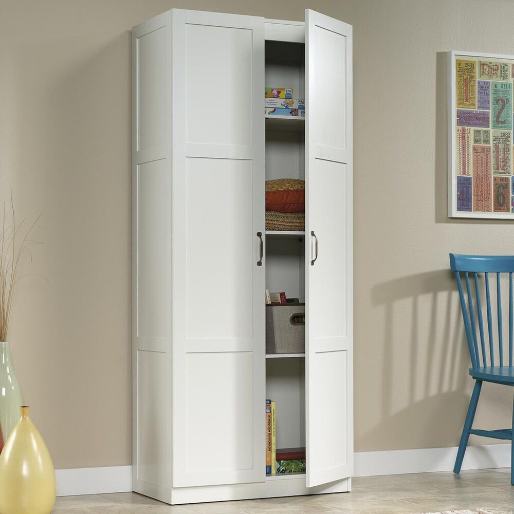Sauder Storage in White NFM