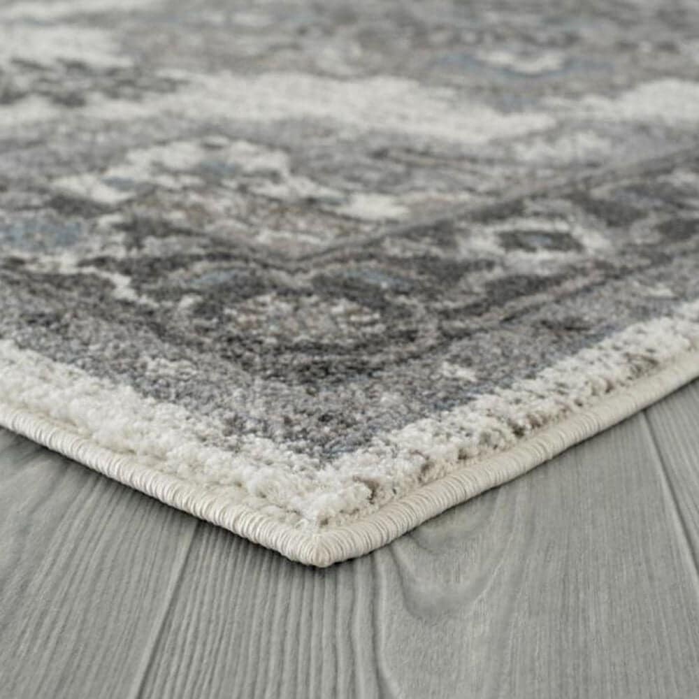 Amer Rugs Alexandria 4&#39; x 6&#39; Ivory and Stone Gray Area Rug, , large