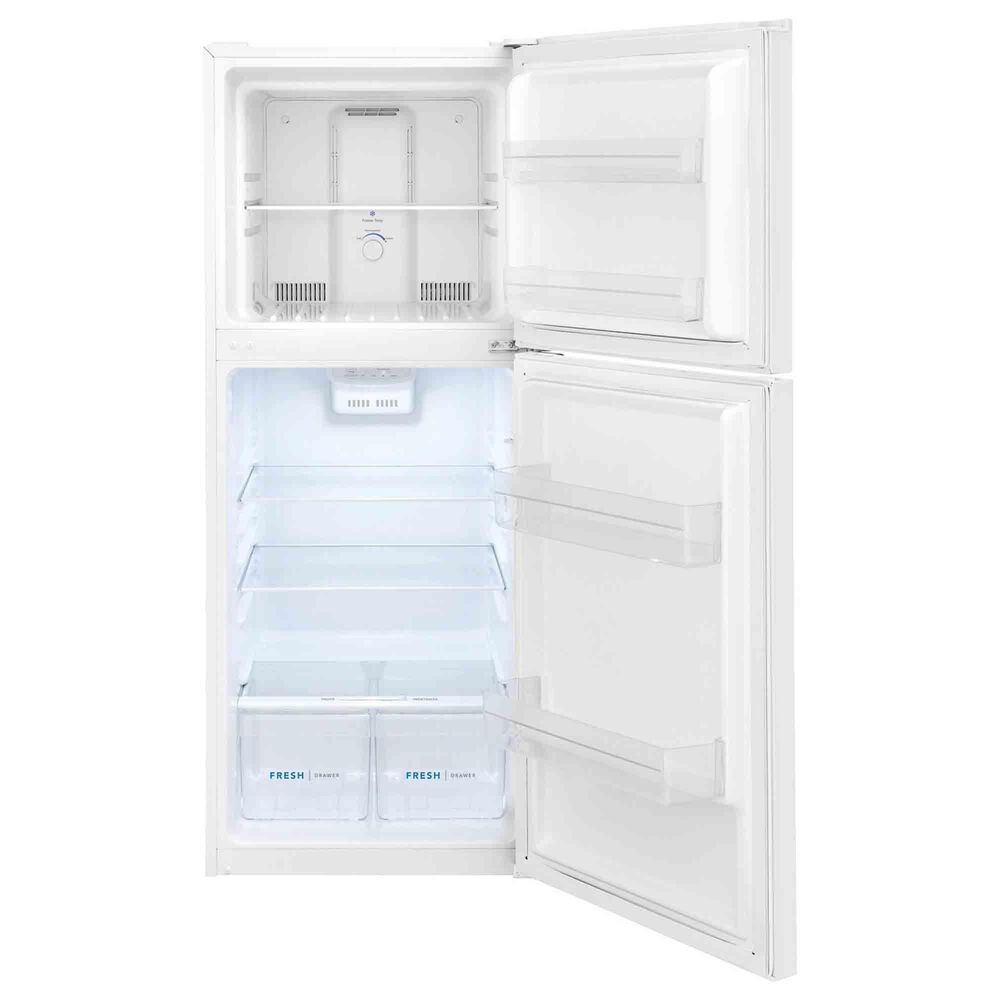 Frigidaire 10.1 Cu. Ft. Top Freezer Apartment Size Refrigerator in White, , large