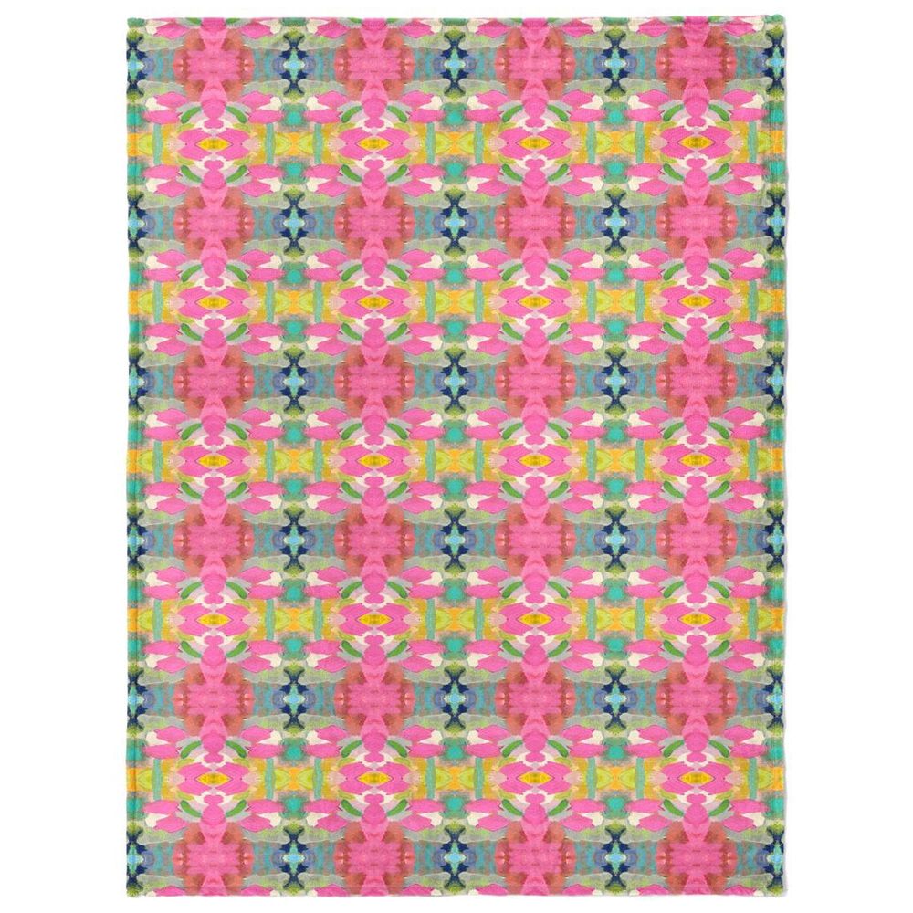 Laura Park Designs Paradise Fleece Blanket in Pink Shop NFM