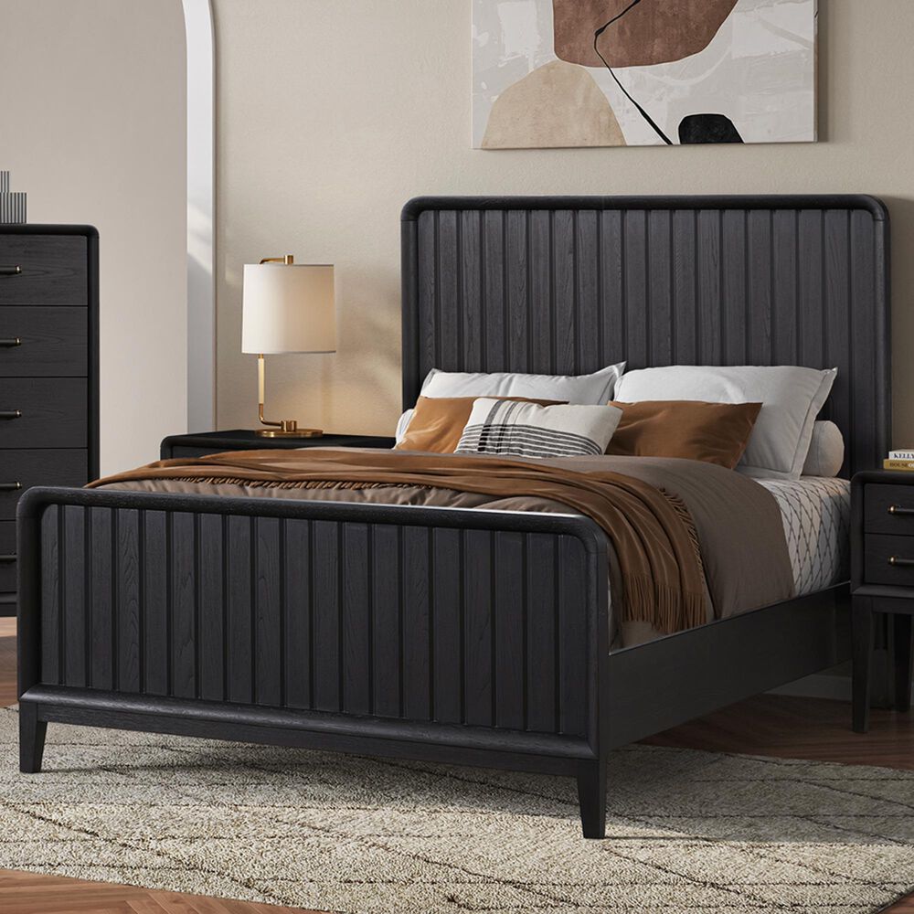 Sterling Timber Elure Full Panel Bed in Peppercorn, , large