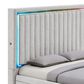 Modern Market Elias Queen Bed with Speaker, TV lift, and Fireplace, , large