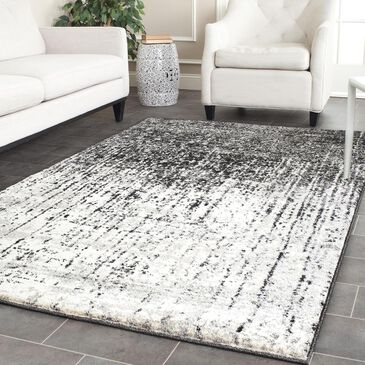 Safavieh Retro RET2770-9079-3 3" x 5" Black/Light Grey Area Rug, , large