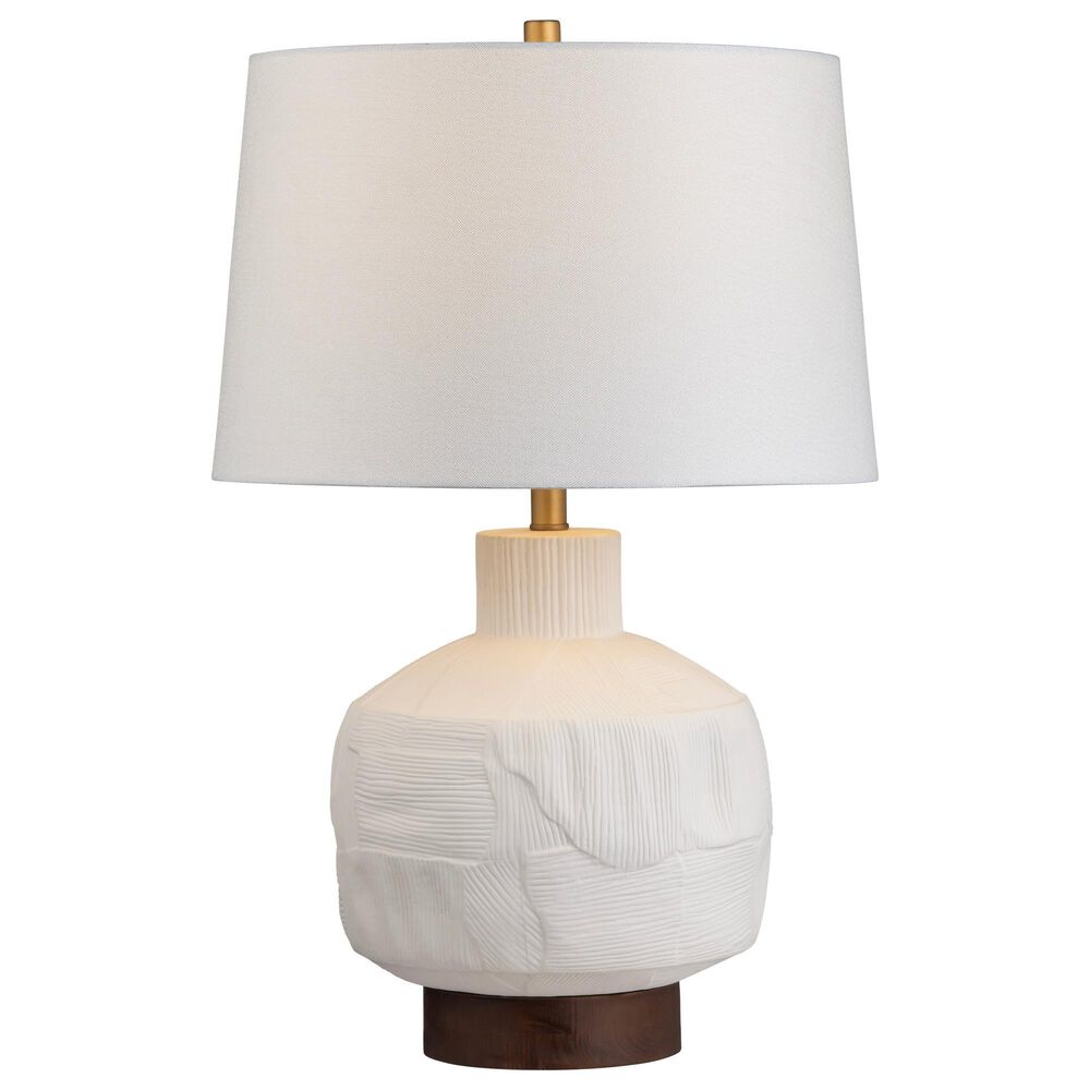Crestview Collection Avi Table Lamp in White, , large
