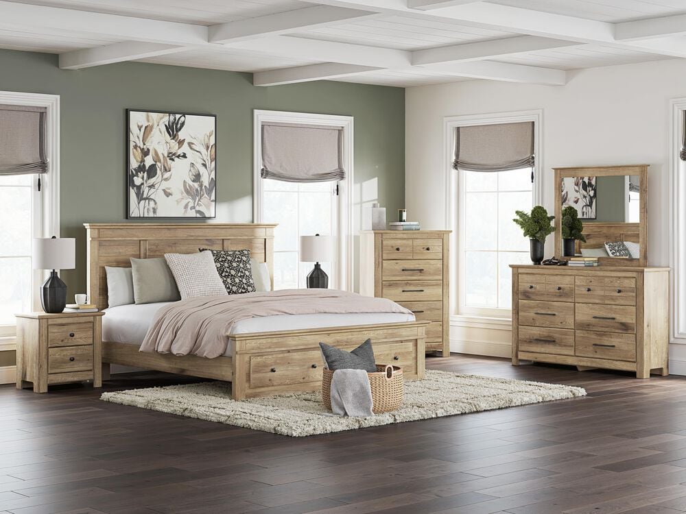 Ashley 4pc King FB Storage Bed Set, , large