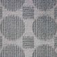 Dalyn Rug Company Sedona Geometric 4" Round Pewter Indoor/Outdoor Area Performance Rug, , large