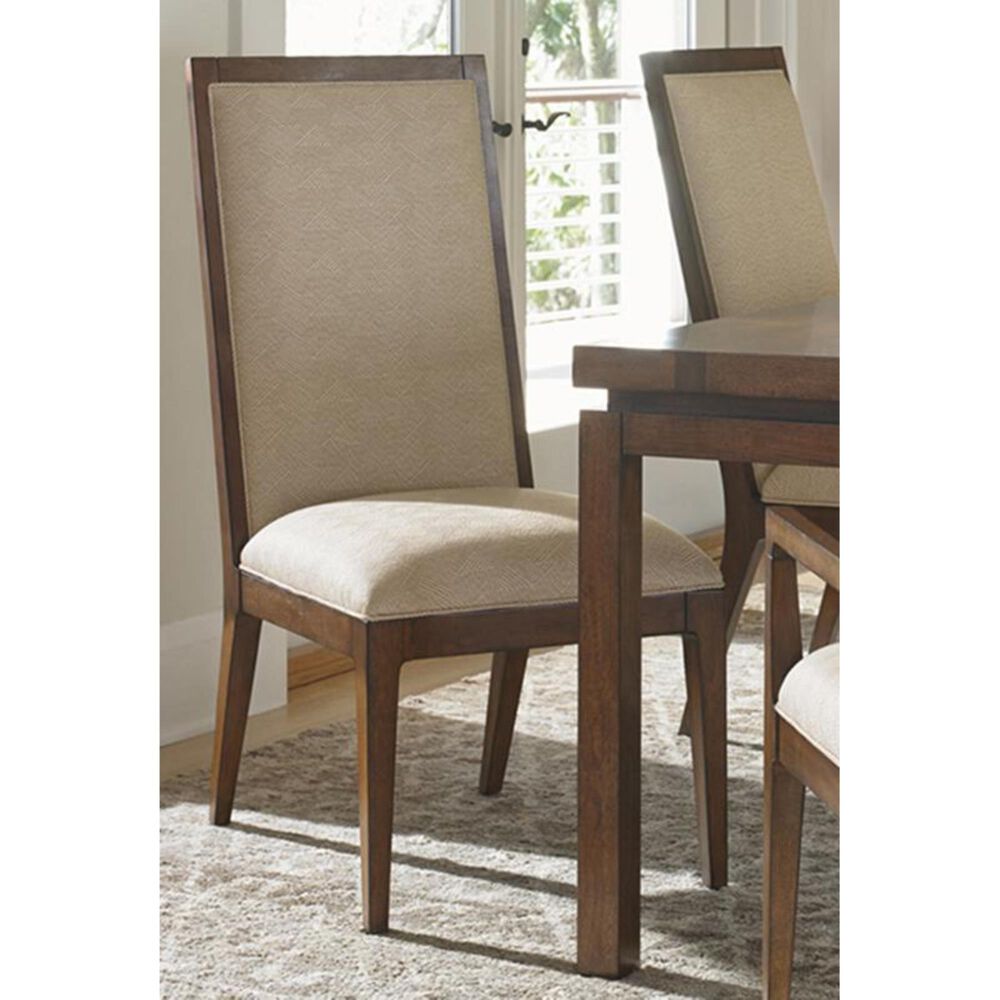 Tommy Bahama Home Island Fusion Natori Slat Back Side Chair in Dark Walnut, , large