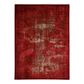 Nourison Karma KRM01 5"3" x 7"33 Red Area Rug, , large