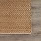 L&R Resources Natural Fiber 7"9" x 9"9" Bright White Area Rug, , large