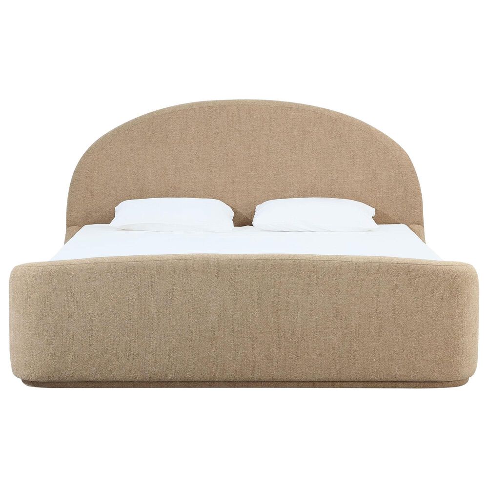 Urban Home Somerset Colton King Upholstered Platform Bed in Sourdough, , large