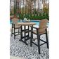Ashley Fairen Trail Tall Barstool in Black and Driftwood - Set of 2, , large