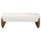 Baxton Studio Vinicio Accent Bench in Cream, , large