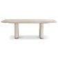 Bernhardt Brigitte Double Pedestal Dining Table in Ecru - Table Only, , large