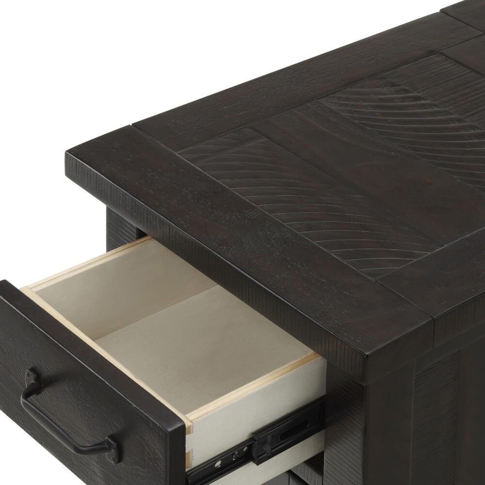 Forma &amp; Co Rustic Chairside Table in Espresso, , large