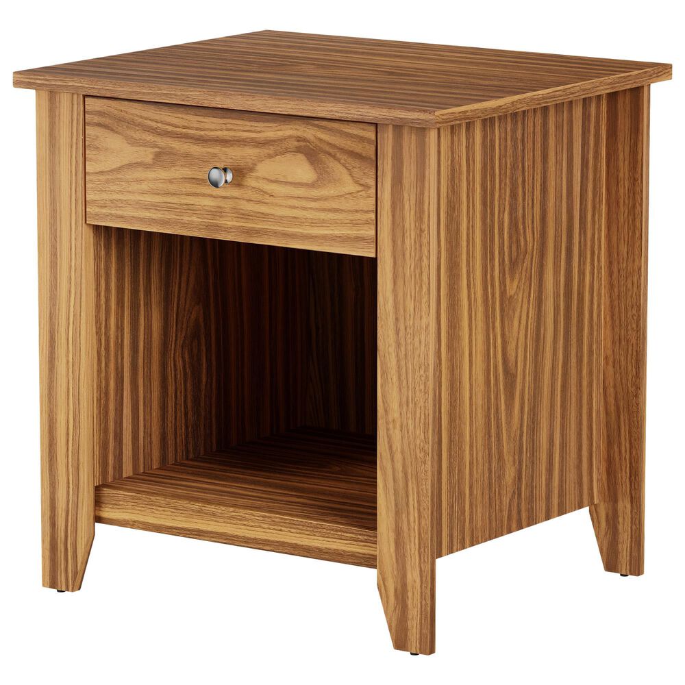 Timberlake Hastings Home 1-Drawer End Table in Brown, , large
