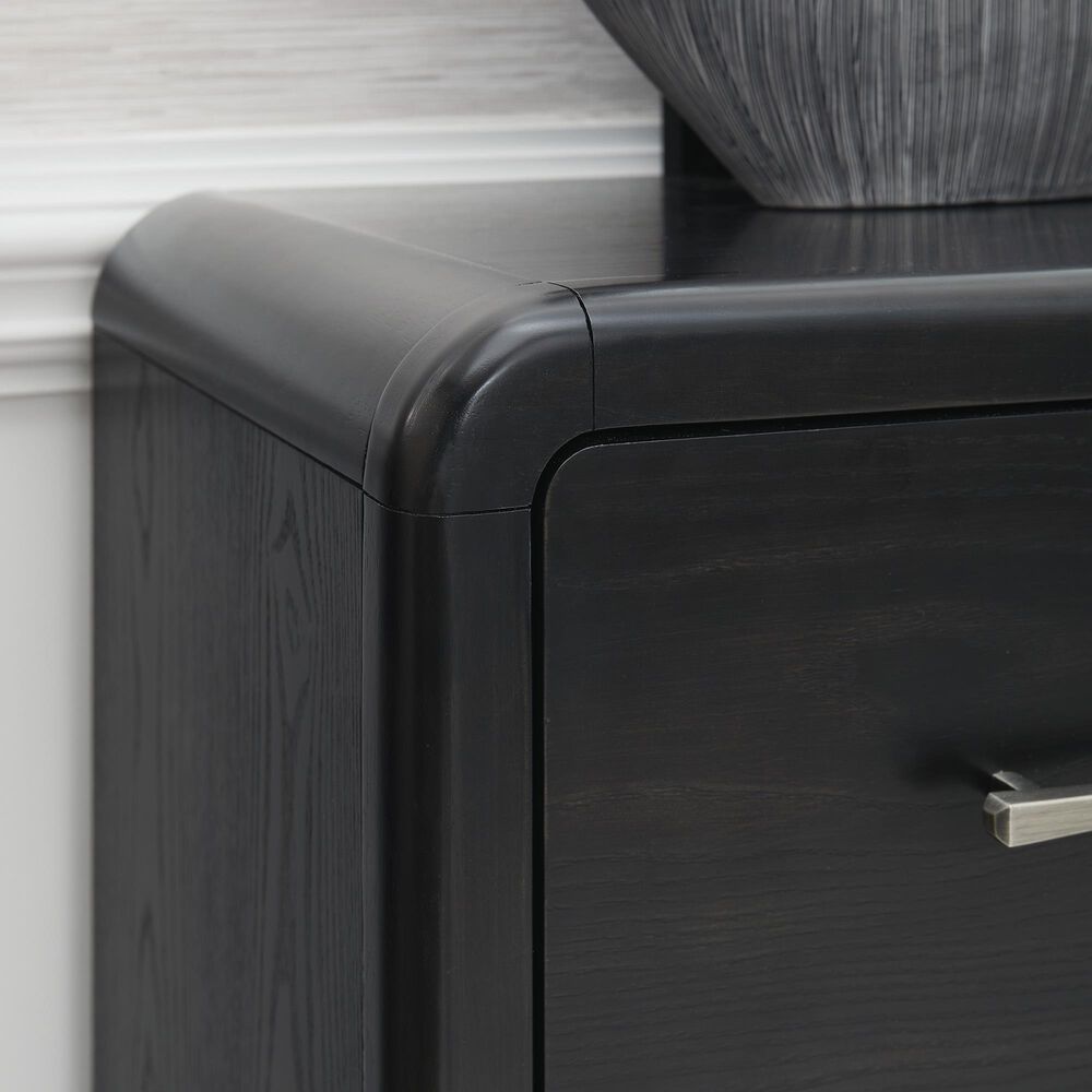Millenium Rowanbeck King Bed and Two Nightstands in Black, , large