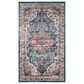Safavieh Aria ARA160B 3" x 5" Blue and Creme Area Rug, , large