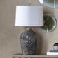 Crestview Collection 27.5" Ceramic Table Lamp in Blue and Grey, , large