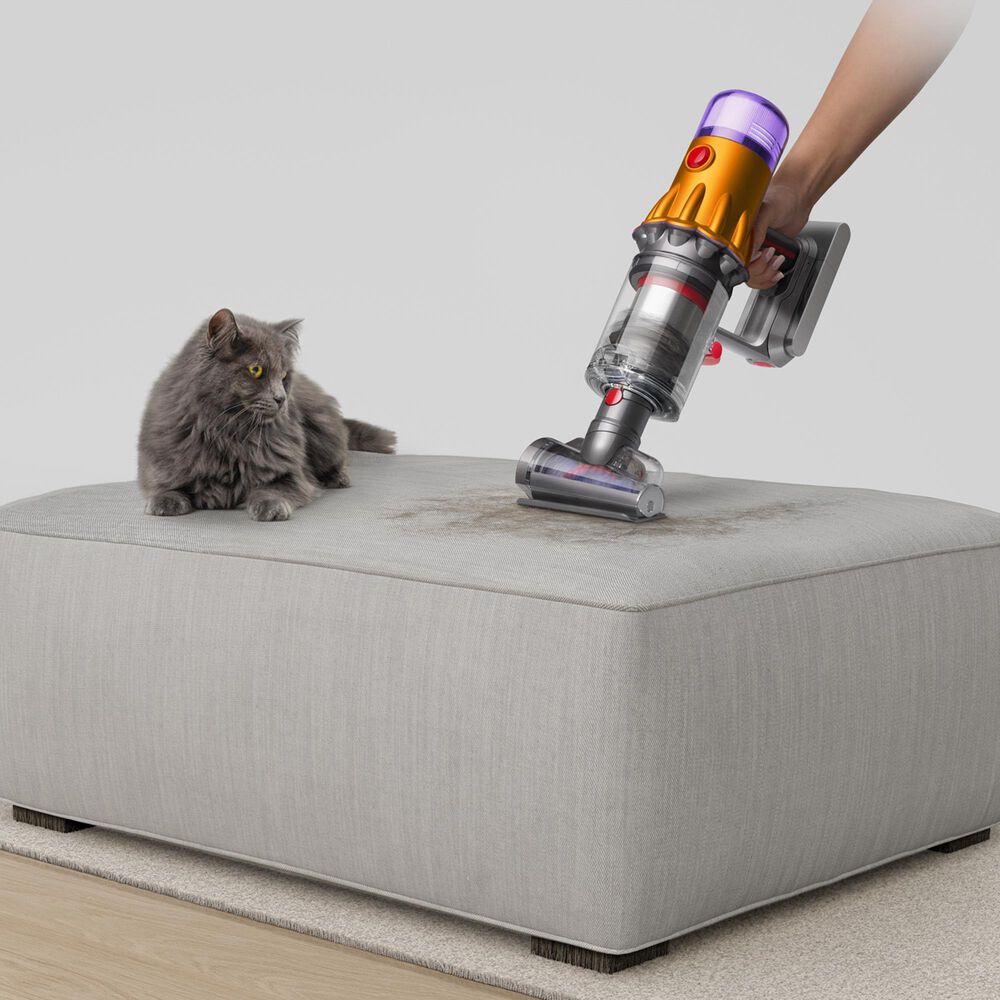 Dyson V12 Detect Slim Cordless Vacuum Cleaner in Yellow/Iron, , large