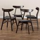 Baxton Studio Britte Side Chair with Dark Grey Cushion in Dark Oak Brown (Set of 4), , large