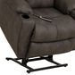 HomeStretch Stellar Power Lift Recliner in Pewter, , large