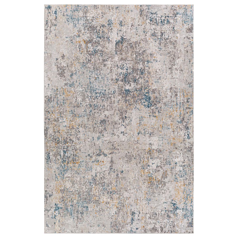 Surya Carmel 10" x 14" Medium Gray and Taupe Area Rug, , large