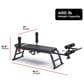Sunny Health & Fitness Traction and Stretch Decompression Table in Black, , large