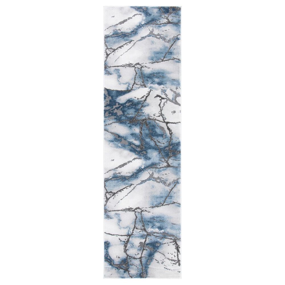 Safavieh Craft 2"3" x 18" Grey and Blue Runner, , large
