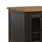 Ashley Valebeck Rectangular End Table in Black and Brown, , large