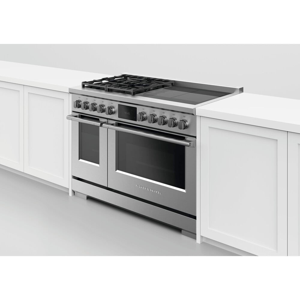 Fisher &amp; Paykel 48&quot; Professional Hybrid Range with Liquid Propane in Stainless Steel, , large