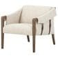 Four Hands Bauer Arm Chair in Thames Cream, , large