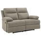 Ashley Side-Swipe Manual Reclining Loveseat in Mocha, , large